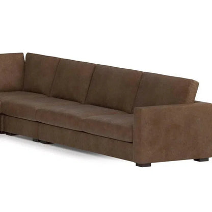 Alabama Reversible L - Shaped Leather Sectional - LOOMLAN - Uptown Sebastian - Sectionals