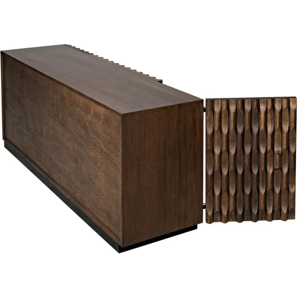 Alameda Wood Large Sideboard - LOOMLAN - Noir - Sideboards