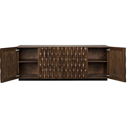Alameda Wood Large Sideboard - LOOMLAN - Noir - Sideboards