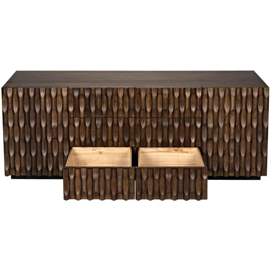 Alameda Wood Large Sideboard - LOOMLAN - Noir - Sideboards