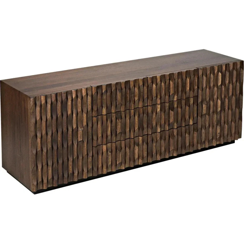 Alameda Wood Large Sideboard - LOOMLAN - Noir - Sideboards
