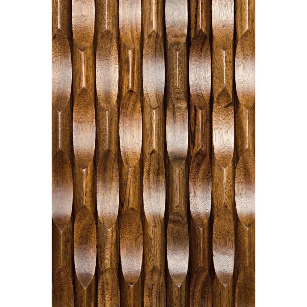 Alameda Wood Dark Walnut Hutch - LOOMLAN - Noir - Etageres