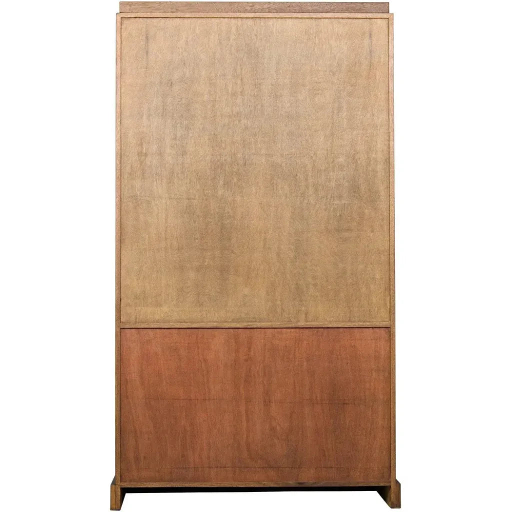 Alameda Wood Dark Walnut Hutch - LOOMLAN - Noir - Etageres