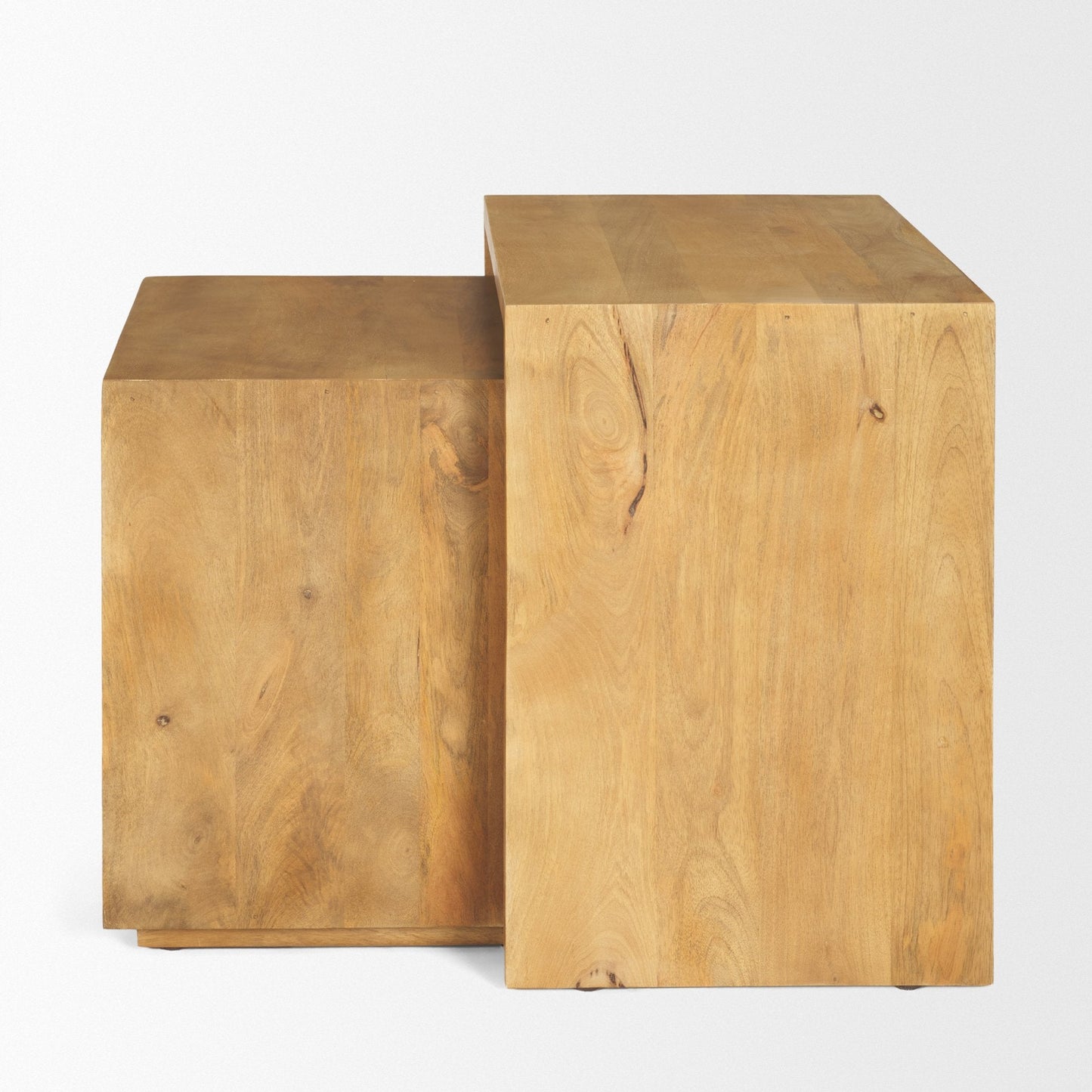 Alanna Wood Nesting Accent Table (Set of 2)