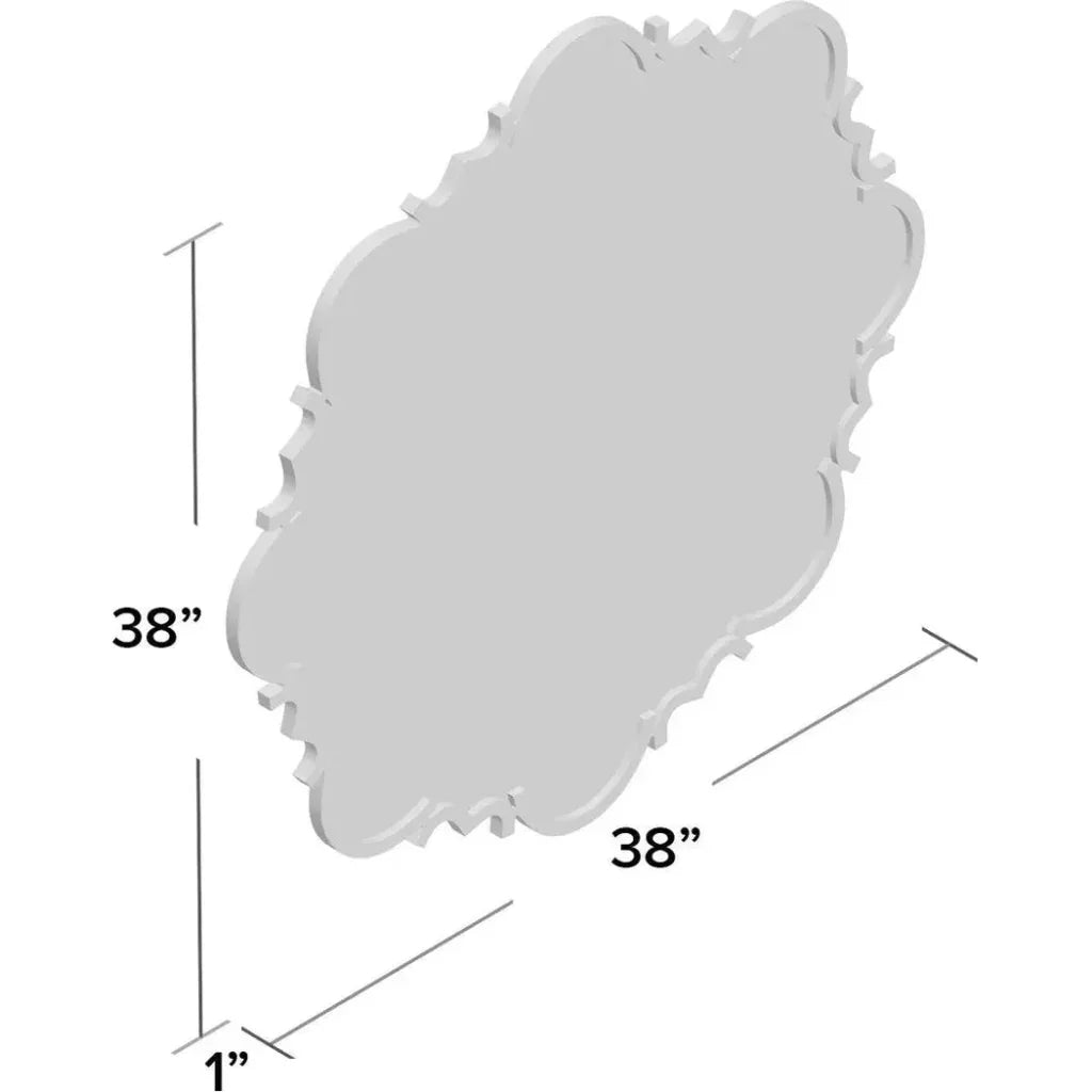 Albans Gold Round Mirror - Brass Wall Mirror - LOOMLAN - Jamie Young - Wall Mirrors