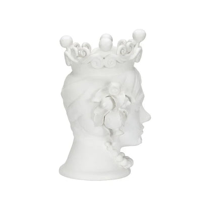 Albarado Male Head Design Ceramic Vase - LOOMLAN - Chelsea House - Vases & Jars