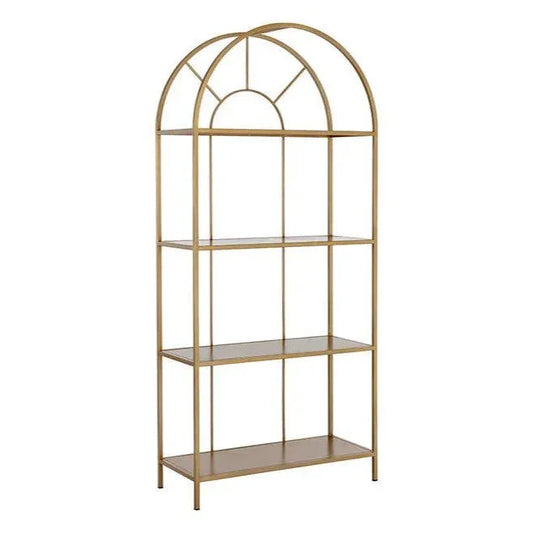 Alcove Iron Classic Etagere-Etageres-SUNPAN-Gold-LOOMLAN