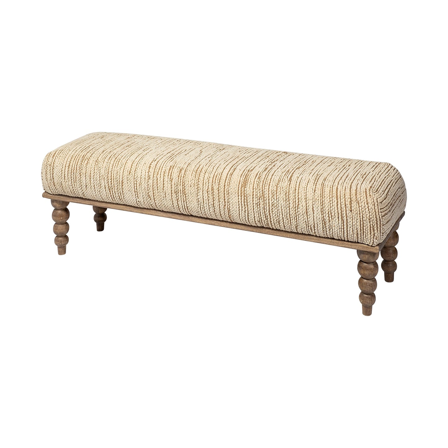 Alder Cream Fabric Bedroom Bench