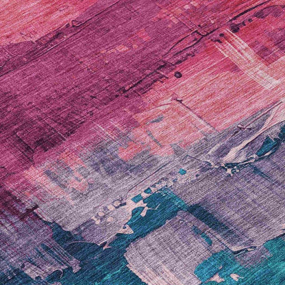 Alderra Red Washable Indoor - Outdoor Rug - LOOMLAN - LOOMLAN Rugs - Outdoor Rugs