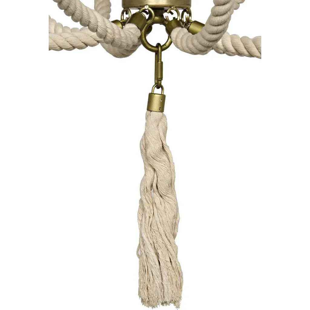 Alec Metal Chandelier With Antique Brass - LOOMLAN - Noir - Chandeliers