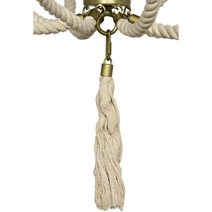 Alec Metal Chandelier With Antique Brass - LOOMLAN - Noir - Chandeliers