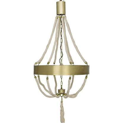 Alec Metal Chandelier With Antique Brass - LOOMLAN - Noir - Chandeliers