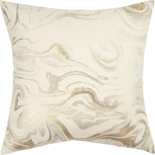 Alegro Goold Throw Pillow With Down Insert - LOOMLAN - LOOMLAN - Throw Pillows