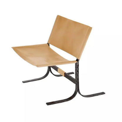 Alessa Leather Accent Sling Chair - LOOMLAN - Jamie Young - Accent Chairs