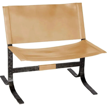 Alessa Leather Accent Sling Chair - LOOMLAN - Jamie Young - Accent Chairs