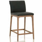 Alex Counter Stool Sable Top Grain Leather Walnut - LOOMLAN - Essentials For Living - Counter Stools