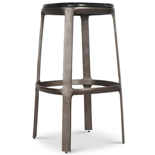Alfie Marble Top Bar Stool - LOOMLAN - Urbia - Bar Stools