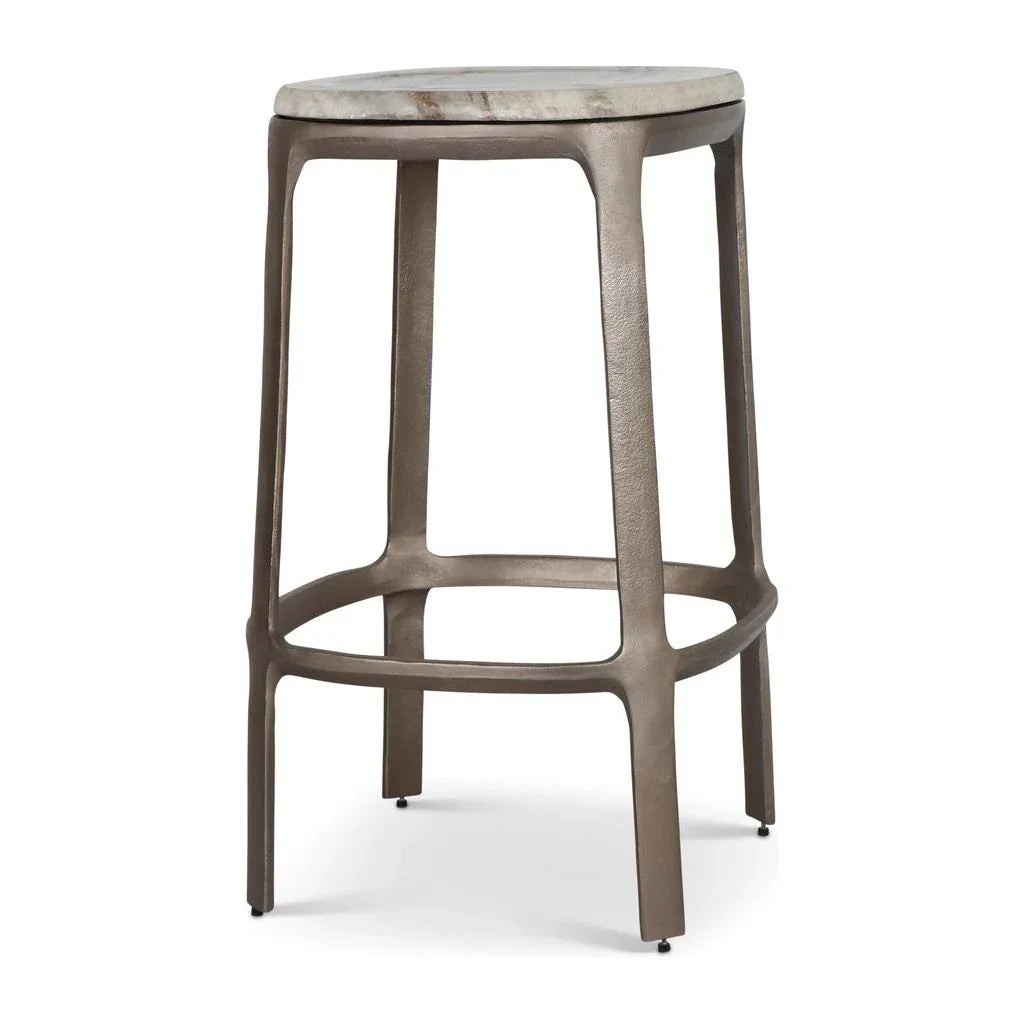 Alfie Marble Top Counter Stool - LOOMLAN - Urbia - Counter Stools
