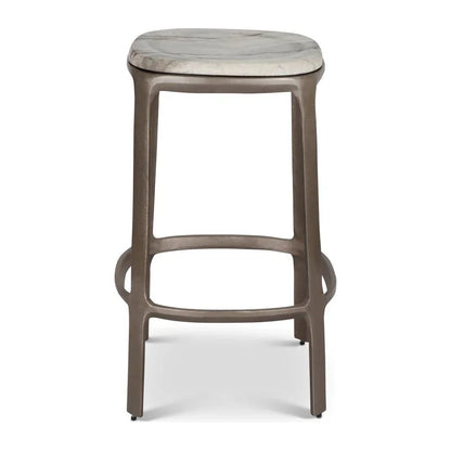 Alfie Marble Top Counter Stool - LOOMLAN - Urbia - Counter Stools