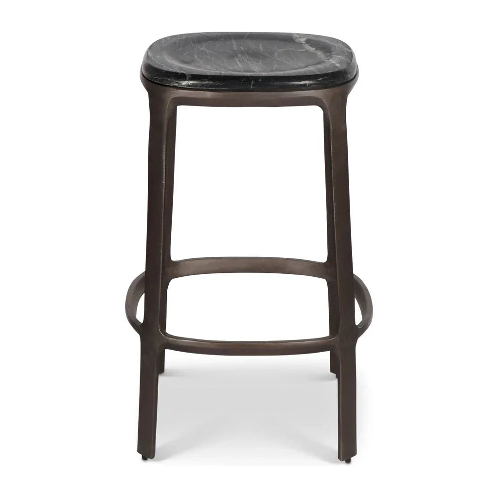 Alfie Marble Top Counter Stool - LOOMLAN - Urbia - Counter Stools