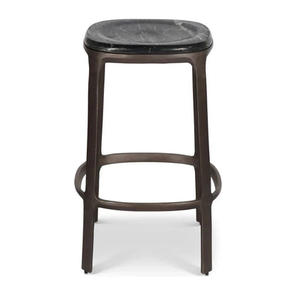 Alfie Marble Top Counter Stool - LOOMLAN - Urbia - Counter Stools