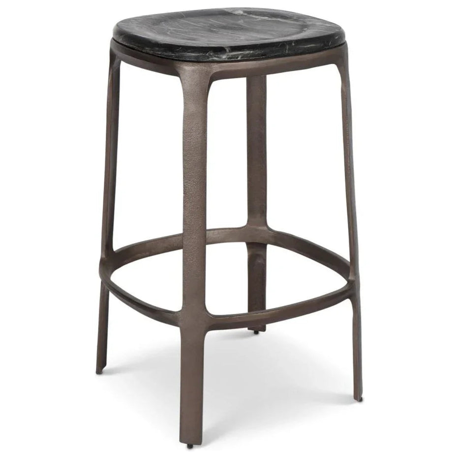 Alfie Marble Top Counter Stool - LOOMLAN - Urbia - Counter Stools