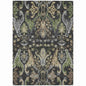 Alfreda Black Washable Indoor - Outdoor Rug - LOOMLAN - LOOMLAN Rugs - Outdoor Rugs