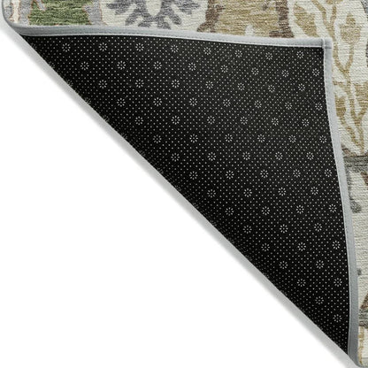 Alfreda Ivory Washable Indoor - Outdoor Rug - LOOMLAN - LOOMLAN Rugs - Outdoor Rugs