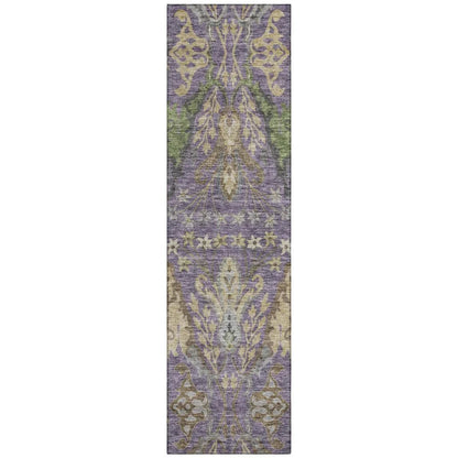 Alfreda Purple Washable Indoor - Outdoor Rug - LOOMLAN - LOOMLAN Rugs - Outdoor Rugs