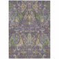 Alfreda Purple Washable Indoor - Outdoor Rug - LOOMLAN - LOOMLAN Rugs - Outdoor Rugs