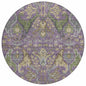 Alfreda Purple Washable Indoor - Outdoor Rug - LOOMLAN - LOOMLAN Rugs - Outdoor Rugs