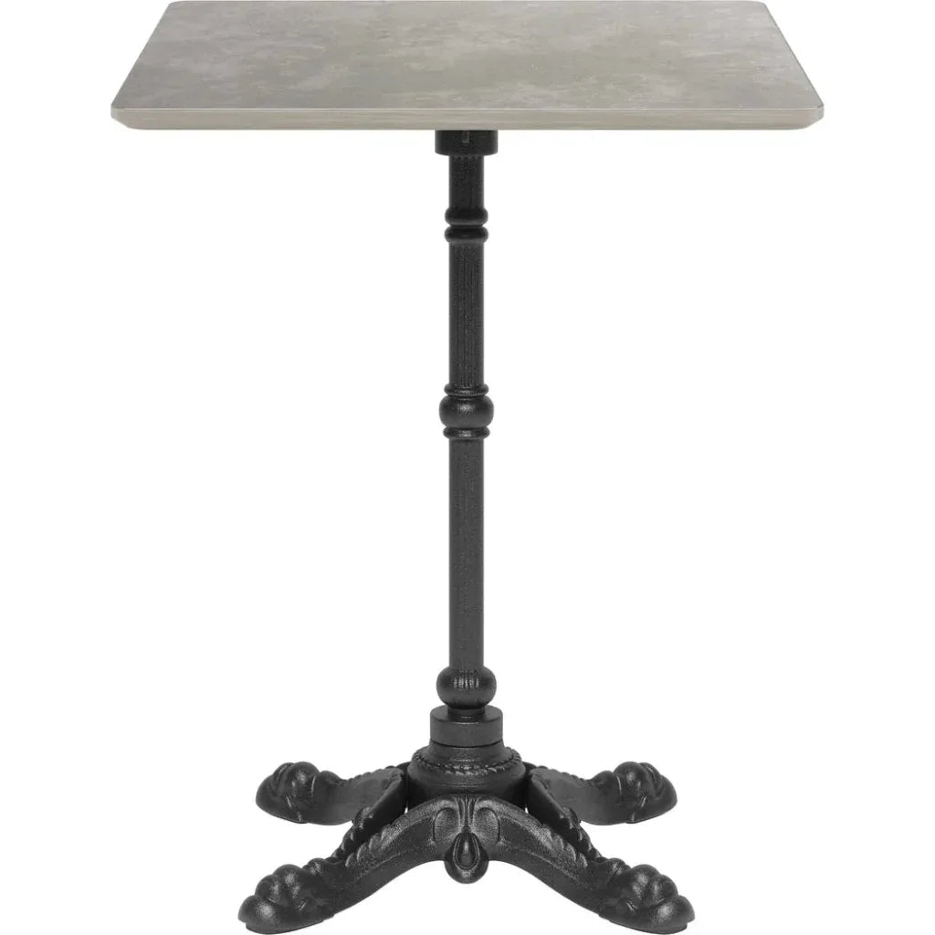 Alfresco Metal Gray Square Dining Table-Outdoor Dining Tables-Zuo Modern-LOOMLAN