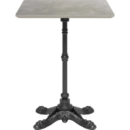 Alfresco Metal Gray Square Dining Table-Outdoor Dining Tables-Zuo Modern-LOOMLAN