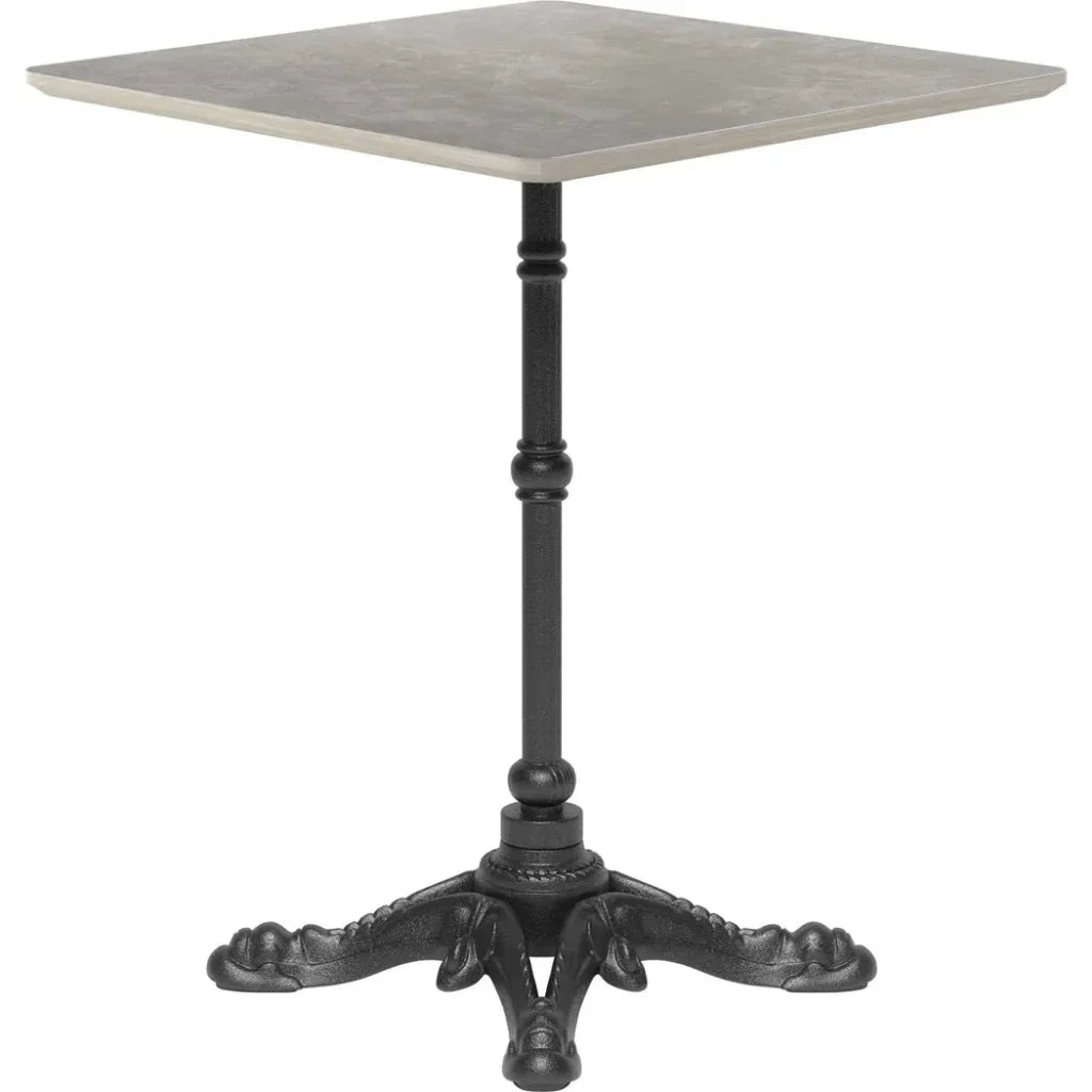 Alfresco Metal Gray Square Dining Table-Outdoor Dining Tables-Zuo Modern-LOOMLAN