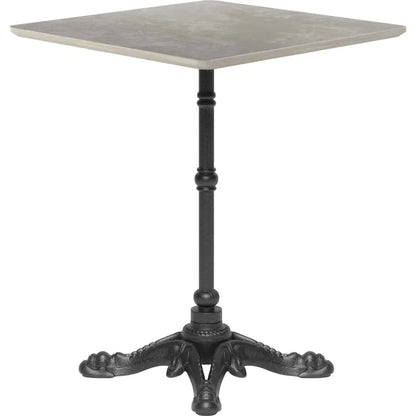 Alfresco Metal Gray Square Dining Table-Outdoor Dining Tables-Zuo Modern-LOOMLAN