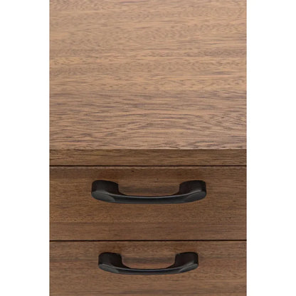 Algeron Black Steel Desk-Home Office Desks-Noir-LOOMLAN