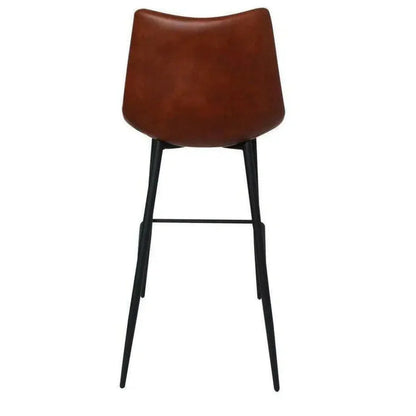 Alibi Brown Barstool (Set of 2) - LOOMLAN - Moe's Home - Bar Stools