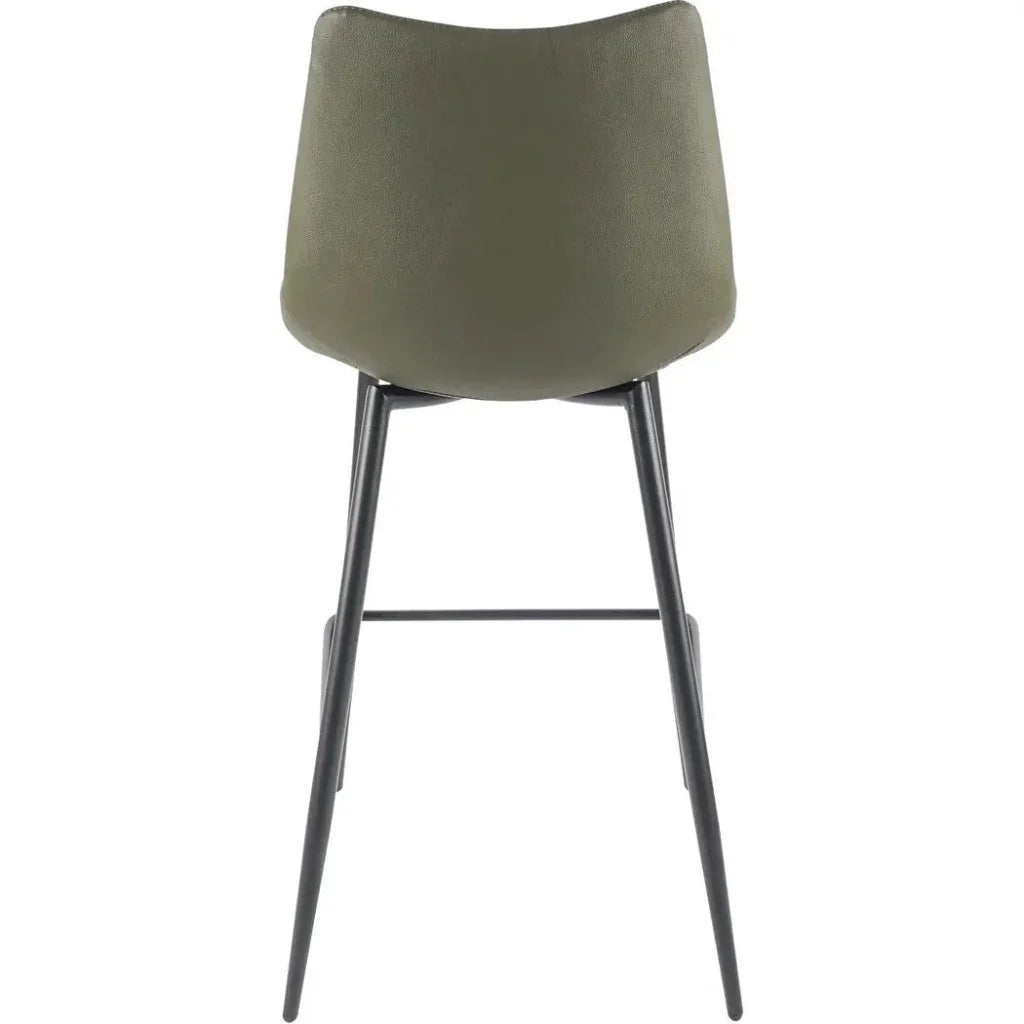 Alibi Vegan Leather Counter Stool 2PC - LOOMLAN - Moe's Home - Counter Stools