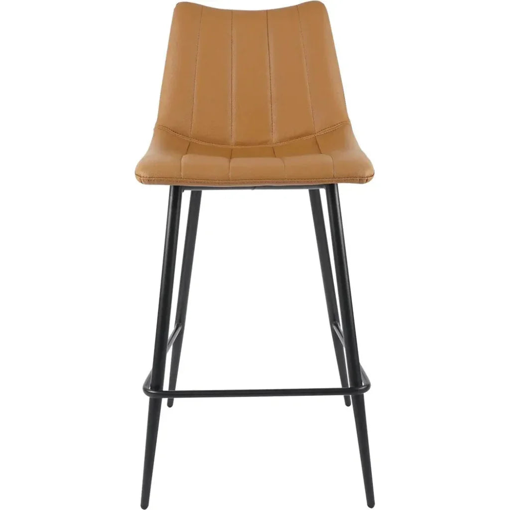 Alibi Vegan Leather Counter Stool 2PC - LOOMLAN - Moe's Home - Counter Stools