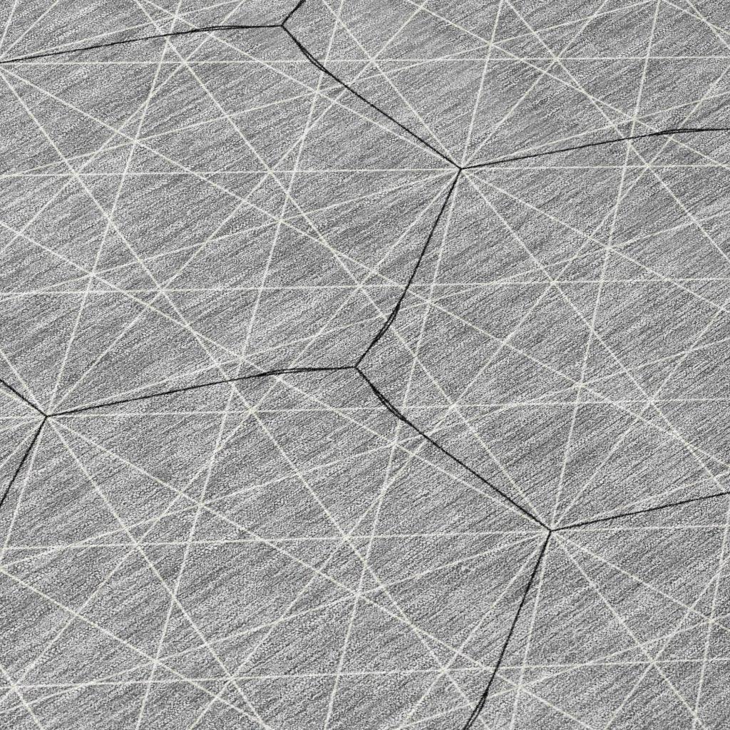 Alina Gray Washable Indoor-Outdoor Rug-Outdoor Rugs-LOOMLAN Rugs-LOOMLAN