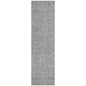 Alina Gray Washable Indoor-Outdoor Rug-Outdoor Rugs-LOOMLAN Rugs-2'3" x 7'6"-LOOMLAN