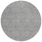 Alina Gray Washable Indoor-Outdoor Rug-Outdoor Rugs-LOOMLAN Rugs-8' x 8'-LOOMLAN