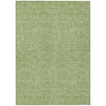 Alina Green Washable Indoor-Outdoor Rug-Outdoor Rugs-LOOMLAN Rugs-2'6" x 3'10"-LOOMLAN