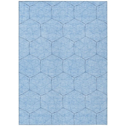 Alina Sky Washable Indoor-Outdoor Rug-Outdoor Rugs-LOOMLAN Rugs-2'6" x 3'10"-LOOMLAN
