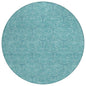 Alina Teal Washable Indoor-Outdoor Rug-Outdoor Rugs-LOOMLAN Rugs-8' x 8'-LOOMLAN