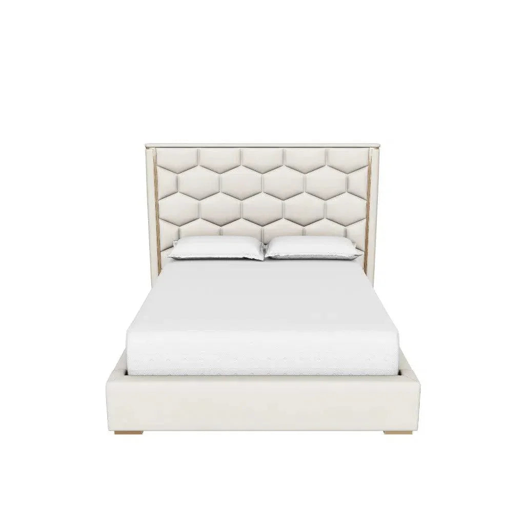 Alisha Fabric King Bed - LOOMLAN - SUNPAN - Beds