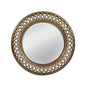 Alissa Polyurethane Gold Wall Mirror - LOOMLAN - Bassett Mirror - Wall Mirrors