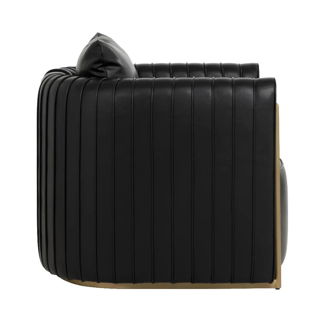 Alix Leather Lounge Chair-Lounge Chairs-SUNPAN-LOOMLAN