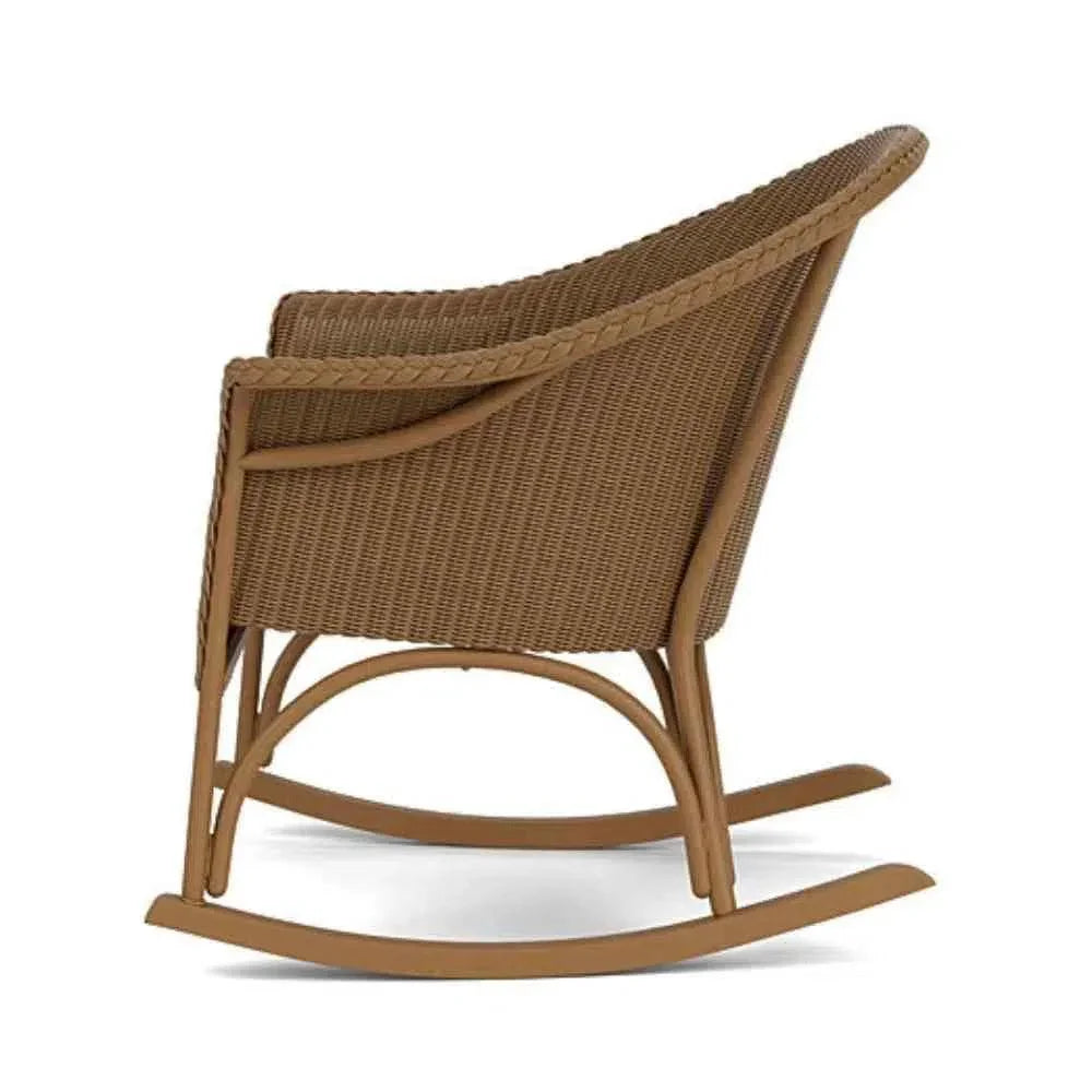 All Seasons Patio Lounge Rocker Padded Seat-Outdoor Lounge Chairs-Lloyd Flanders-LOOMLAN