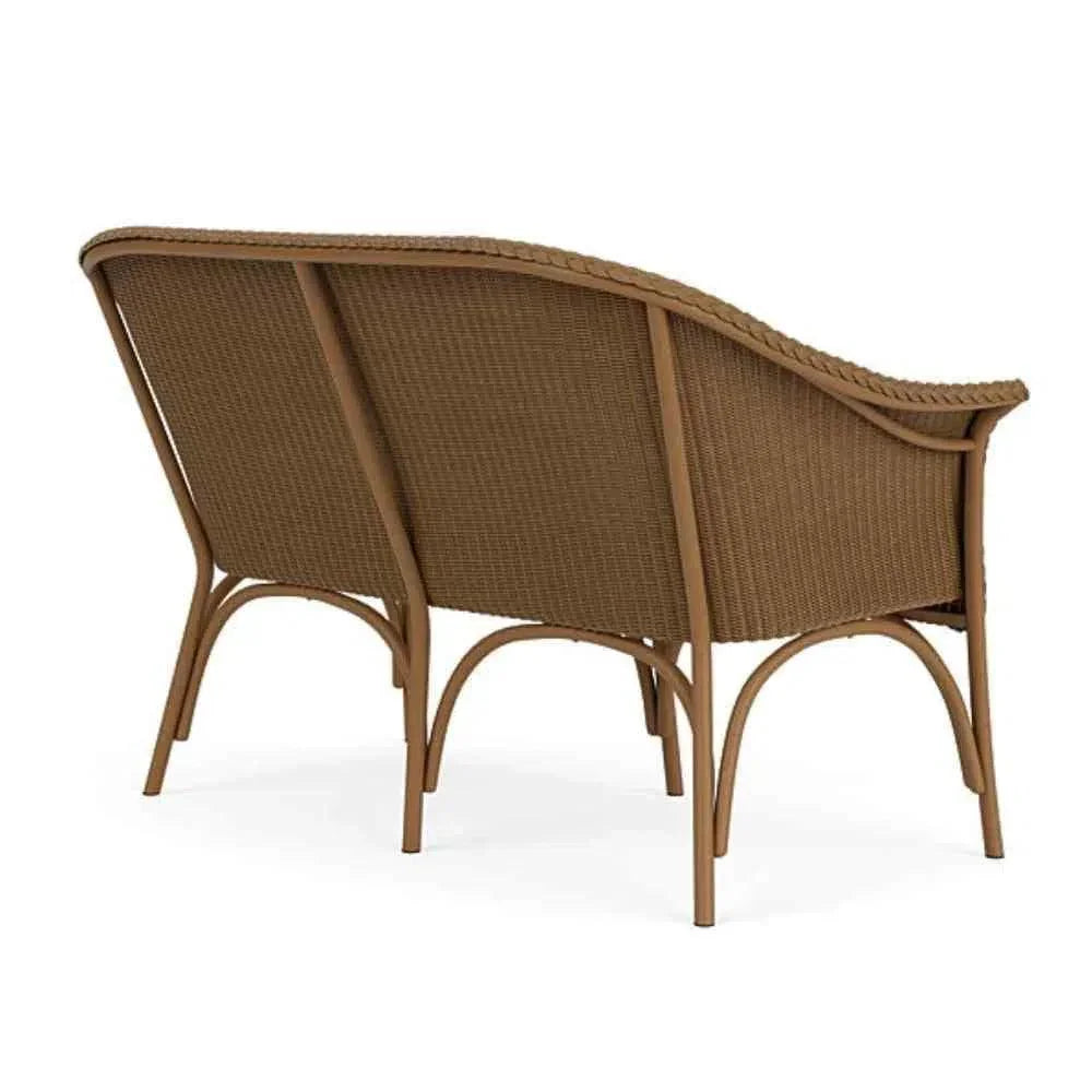 All Seasons Settee Sunbrella Cushion Wicker Outdoor - LOOMLAN - Lloyd Flanders - Outdoor Sofas & Loveseats
